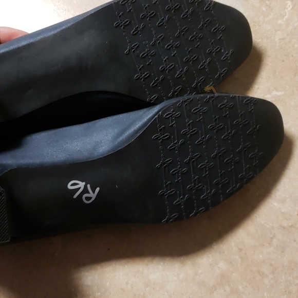 SOFT STYLE BY HUSH PUPPIES BLUE LOW HEEL - Picture 6 of 8